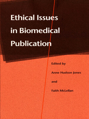 cover image of Ethical Issues in Biomedical Publication